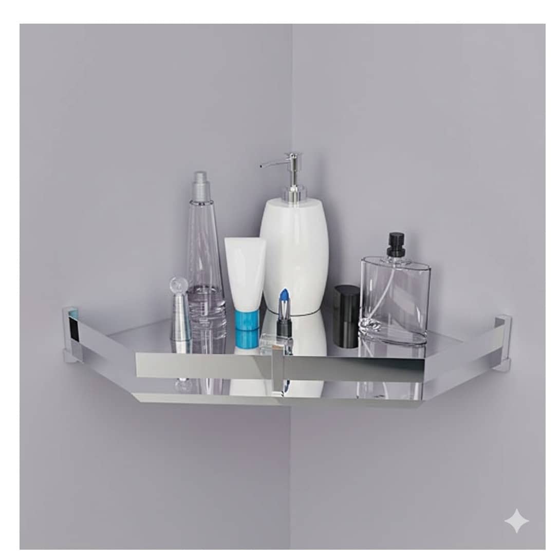 Modern Corner Shelf Stand (Diamond Shape) (30x30x5cm)