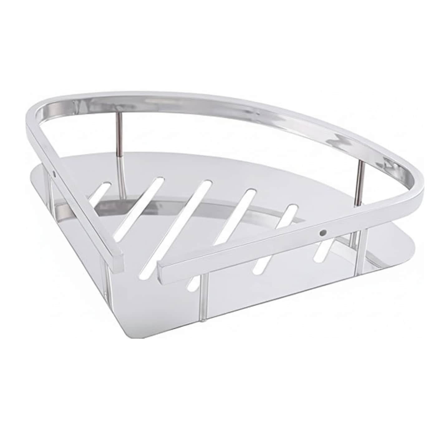 Stainless Steel Bathroom Corner Shelf for Wall Mount - bottom_view