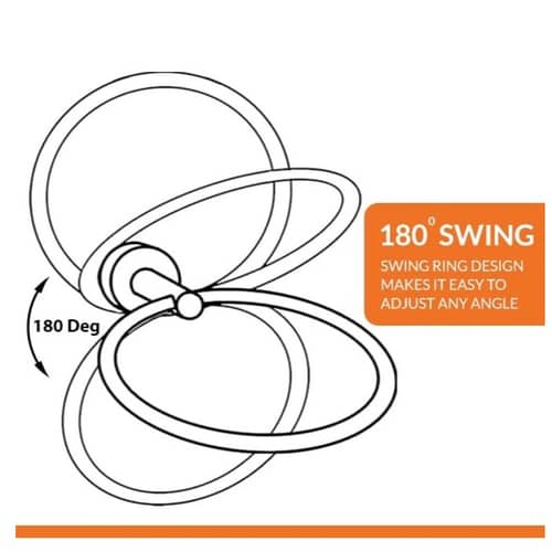 Modern Bathroom Towel Ring Holder (Oval)
