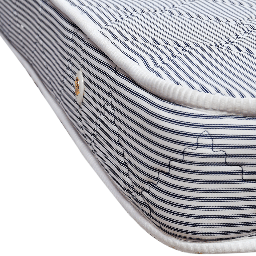 White Colour Spring Mattress - rear_view