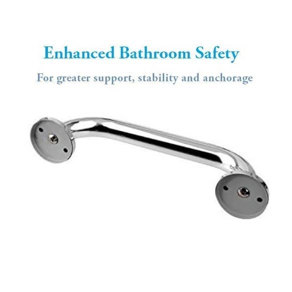 Heavy-Duty Stainless Steel Bathroom Grab Bar - (8inch)