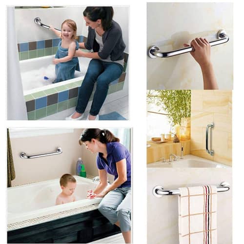 Heavy Duty Stainless Steel Grab Bar - (12 Inch)