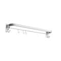 Anti-Rust Folding Towel Rack with Hooks - bottom_view