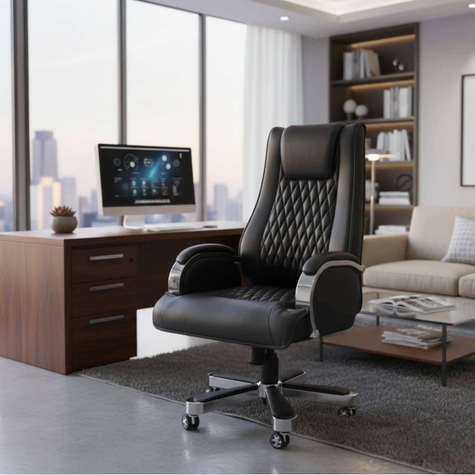 Belmont High Back Boss Office Chair