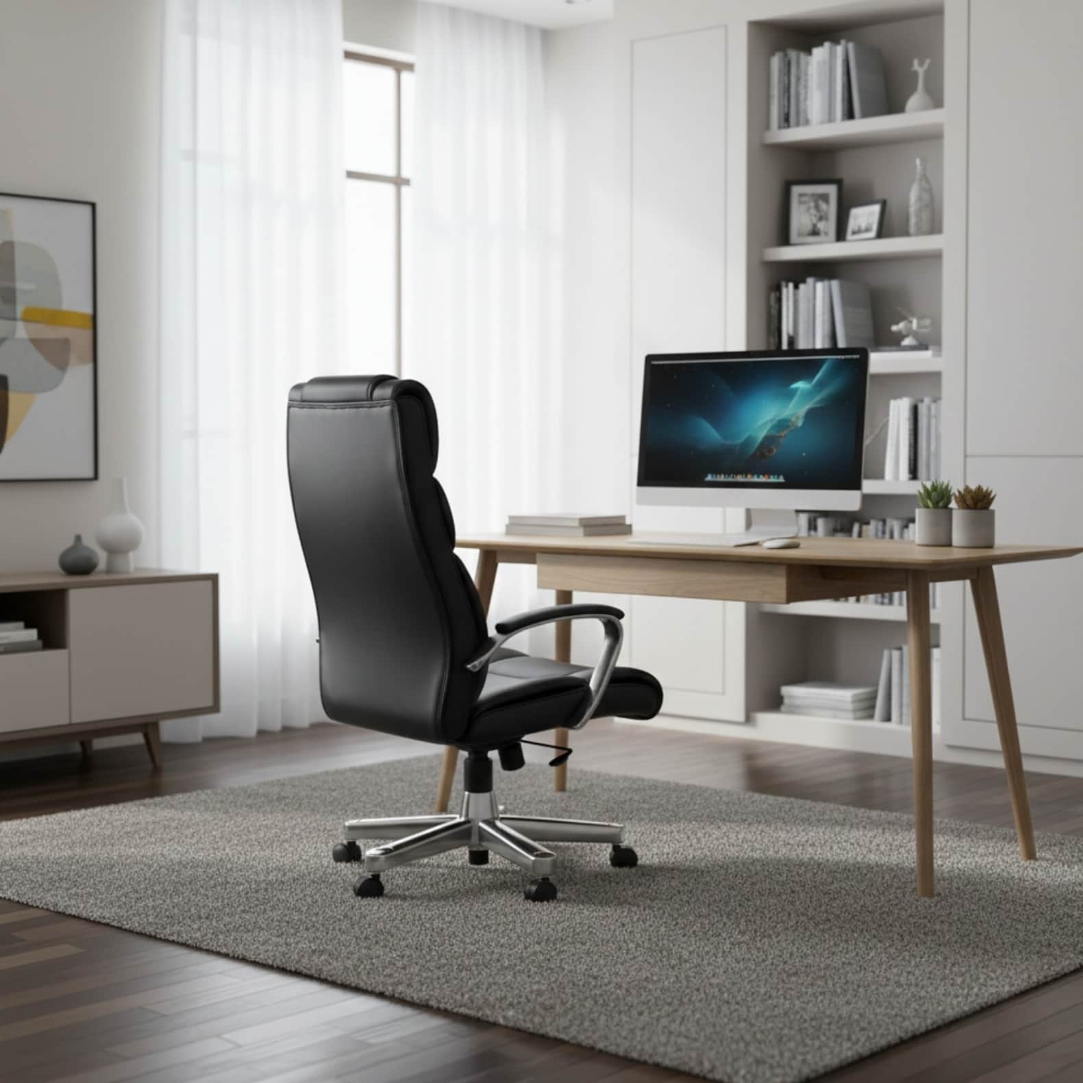 Belmont High Back Boss Office Chair - top_view
