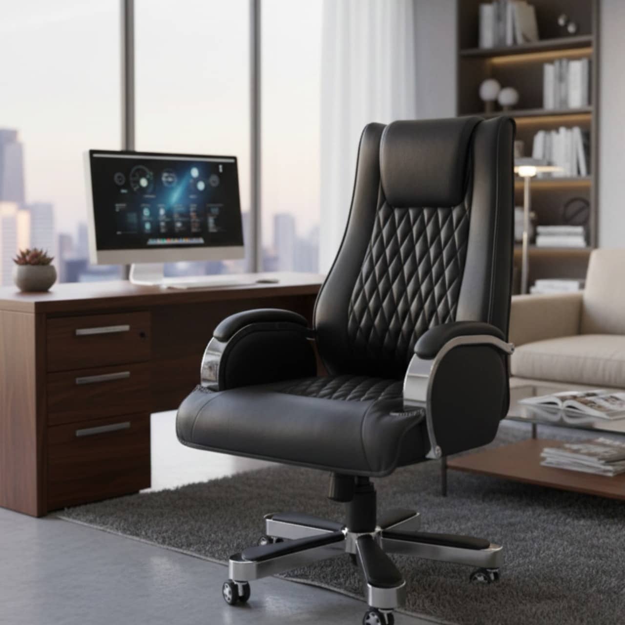 Belmont High Back Boss Office Chair
