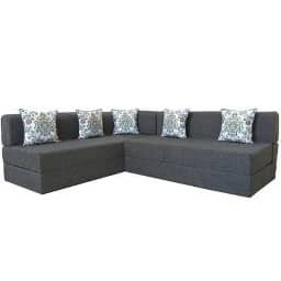 L Shaped 5 Seater Double Foam Fold Out Sofa Cum Bed
