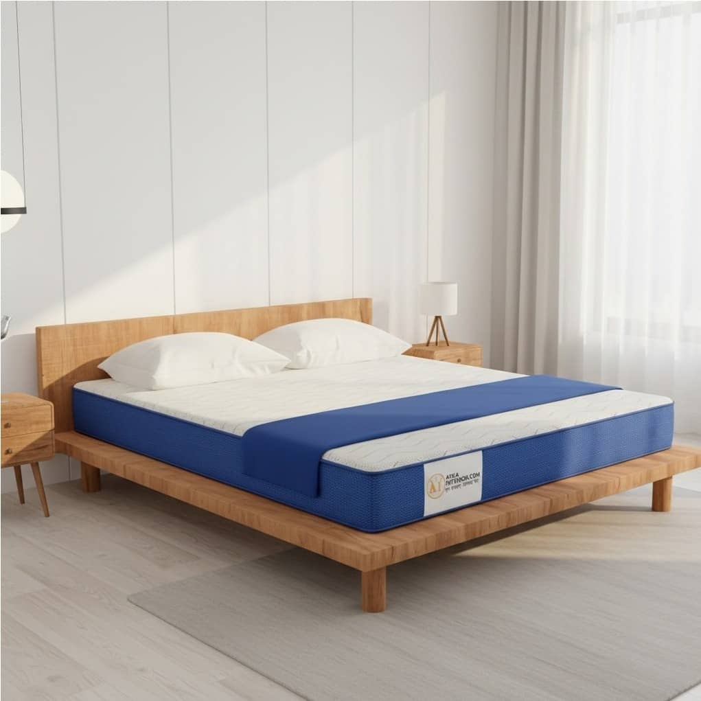 Apkainterior Kinge Size Orthopedic Mattress (72x72x4 Inch) | Medium-Firm Feel, PainRelease Technology & Spine Support