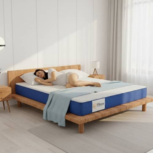 Kinge Size Orthopedic Mattress (72x72x4 Inch) | Medium-Firm Feel, PainRelease Technology & Spine Support