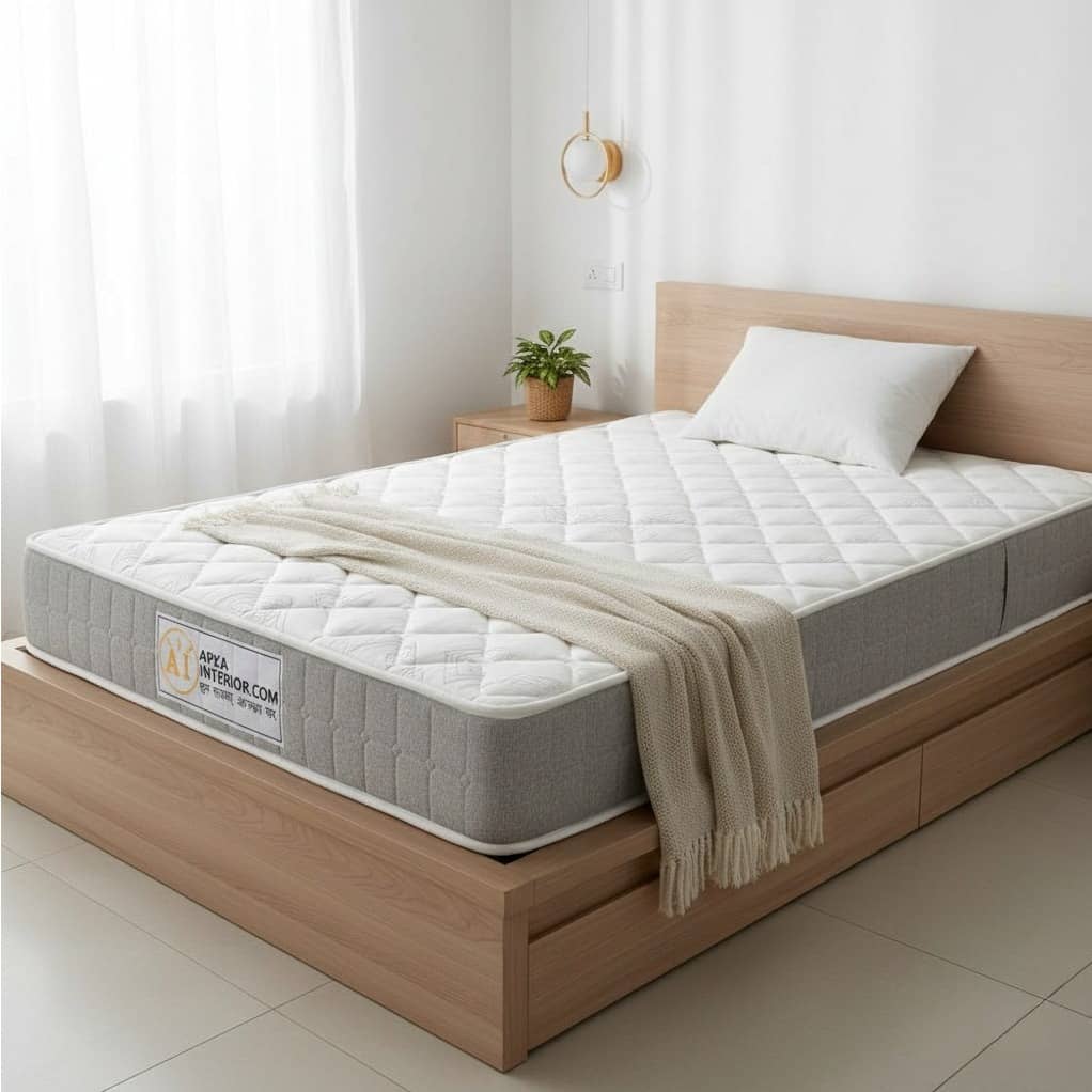 Apkainterior High Density Soft Bounce PU Foam Mattress (72x60x4) | Premium Comfort Queen Bed Mattress with Enhanced Support & Plush Feel