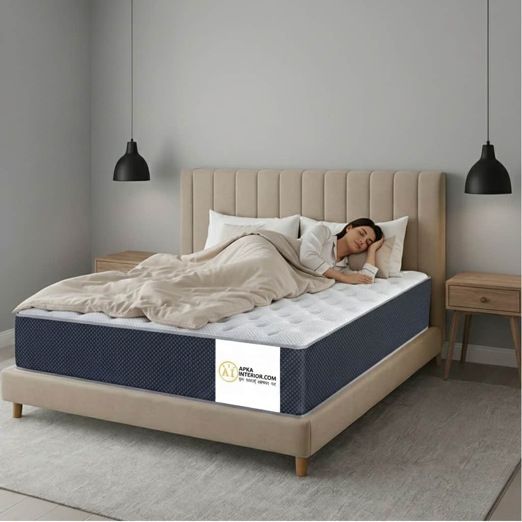 Acupressure Orthopedic Mattress (72x36x6 Inch) | Therapeutic Pressure Point Relief, Improved Blood Circulation & High-Density Support Foam - front_view