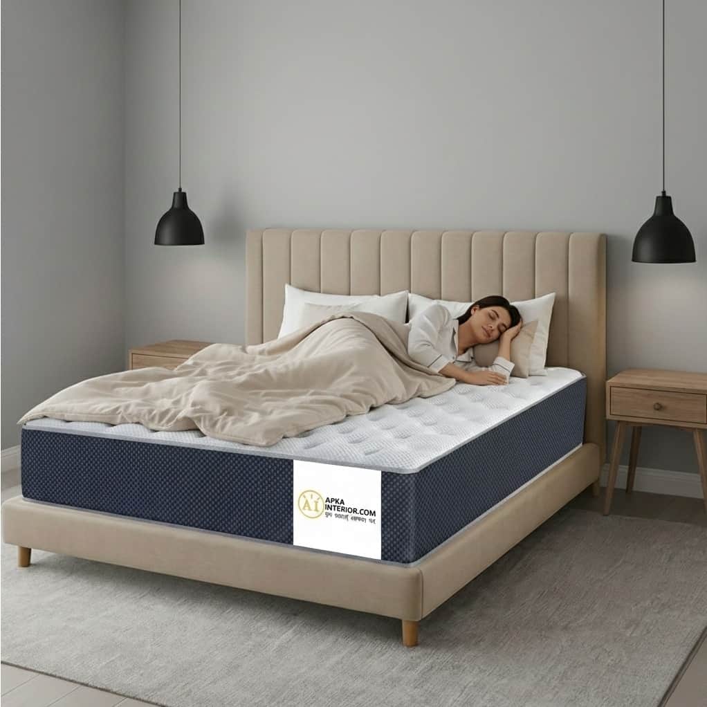 Acupressure Orthopedic Mattress (72x36x8 Inch) | Therapeutic Pressure Point Relief, Improved Blood Circulation & High-Density Support Foam - front_view