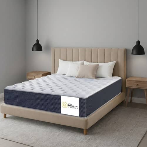 Acupressure Orthopedic Mattress (72x60x8 Inch) | Therapeutic Pressure Point Relief, Improved Blood Circulation & High-Density Support Foam