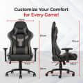 Batman Gaming Chair (Grey) - top_view