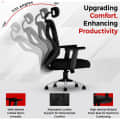 Ergonomic Mesh Executive Office & Home Chair (Red) - top_view