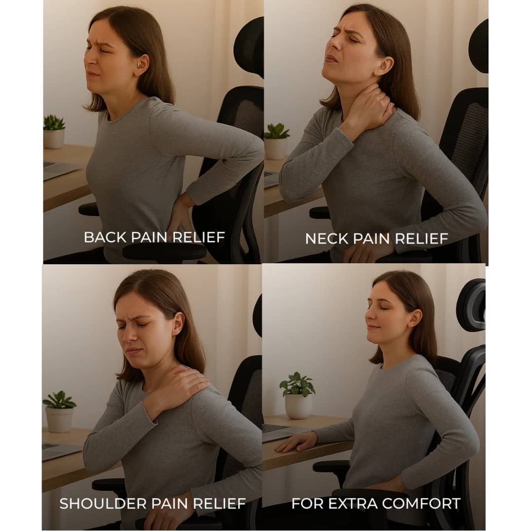 Ergonomic Mesh Executive Office & Home Chair (Red)