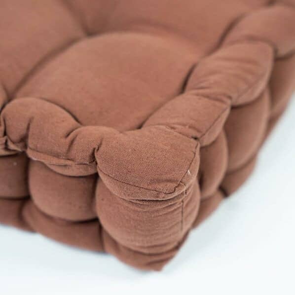Soft & Comfortable Sitting | Chair Cushion Pad for Sitting (40x40x8cm) (Brown)