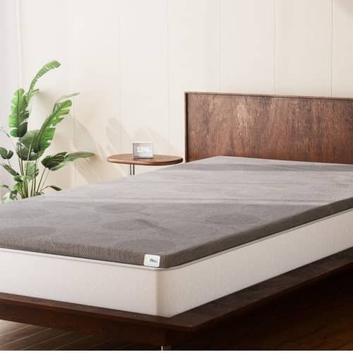 Mattress Topper King Size Softy Foam | Quick Response Foam (72x72x2 Inch) Grey