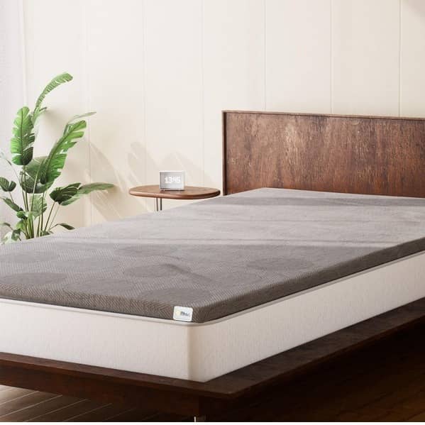 Mattress Topper King Size Softy Foam | Quick Response Foam (72x72x2 Inch) Grey