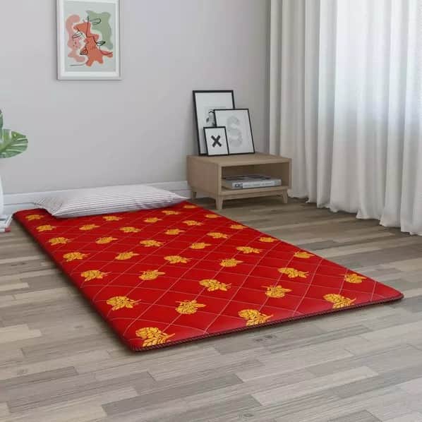 Foldable Travel Mattress 1 inch Single Cotton (72 inch x 36 inch)