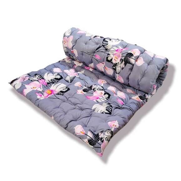 Soft Cotton Quilt Mattress Foldable Movable Single Firm Mattress (6 ft x 3 ft or 72 x 36 Inches)