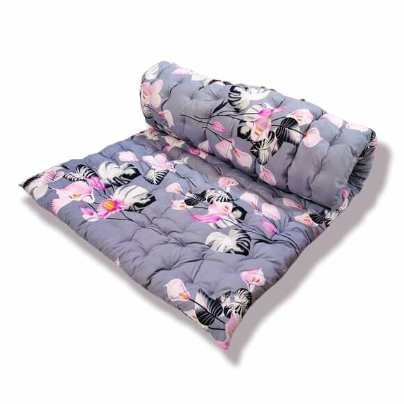 Soft Cotton Quilt Mattress Foldable Movable Single Firm Mattress (6 ft x 3 ft or 72 x 36 Inches)