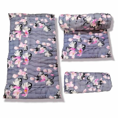 Soft Cotton Quilt Mattress Foldable Movable Single Firm Mattress (6 ft x 3 ft or 72 x 36 Inches)