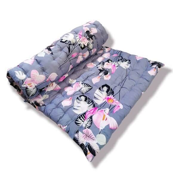 Soft Cotton Quilt Mattress Foldable Movable Single Firm Mattress (6 ft x 3 ft or 72 x 36 Inches) - rear_view