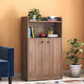Engineered Wood Bookshelf In Classic (Walnut) (39x24x12) Inch - photo