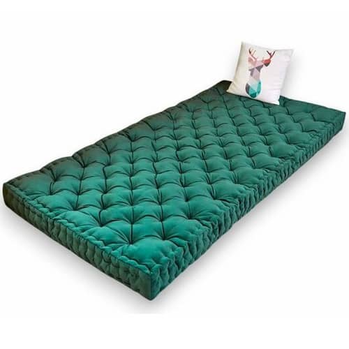 Cotton Floor Mattress, 4 inch Thick Tufted Cushion, Foldable, Rollable Light Weight Cotton (72 x 30 inch )