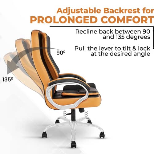 Leatherette Executive Office Chair