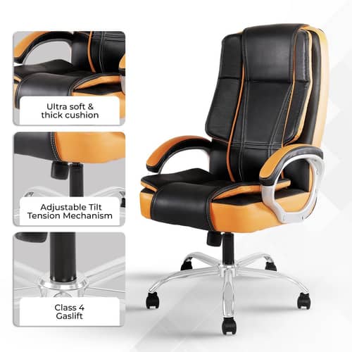 Leatherette Executive Office Chair
