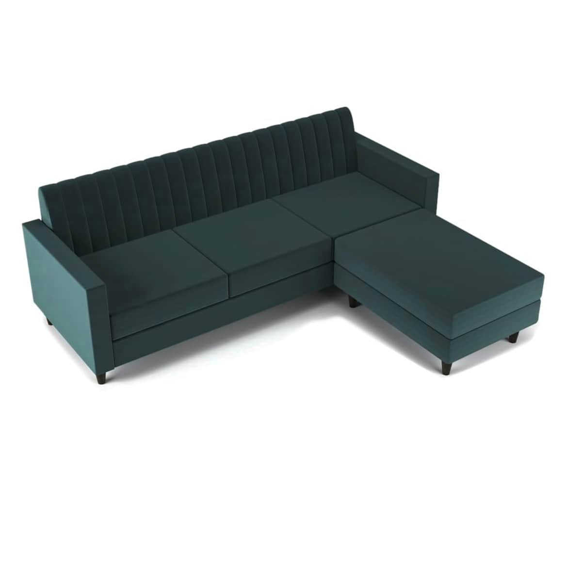 Budget-Friendly L-Shaped Sofa Set - top_view